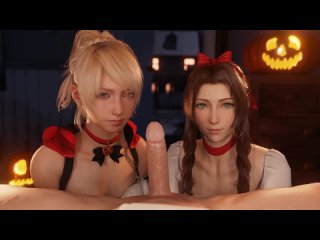 3d cute girls suck cock